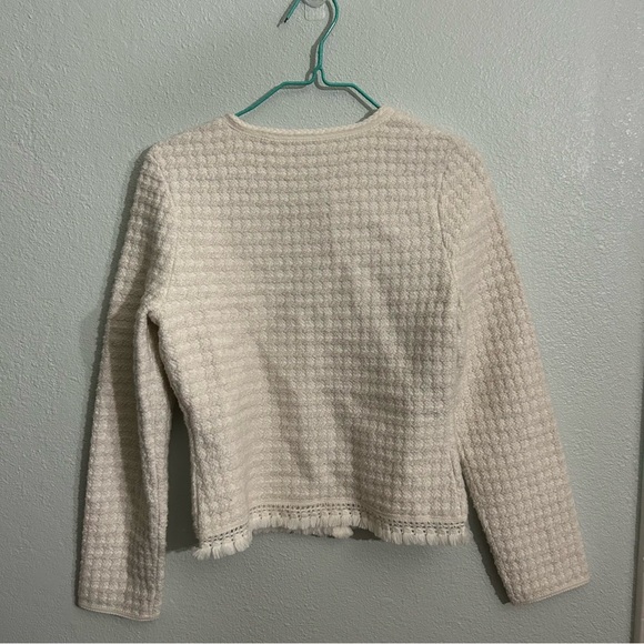 Sandro Emilie Braided-Trim Tweed Jacket - Picture 8 of 10